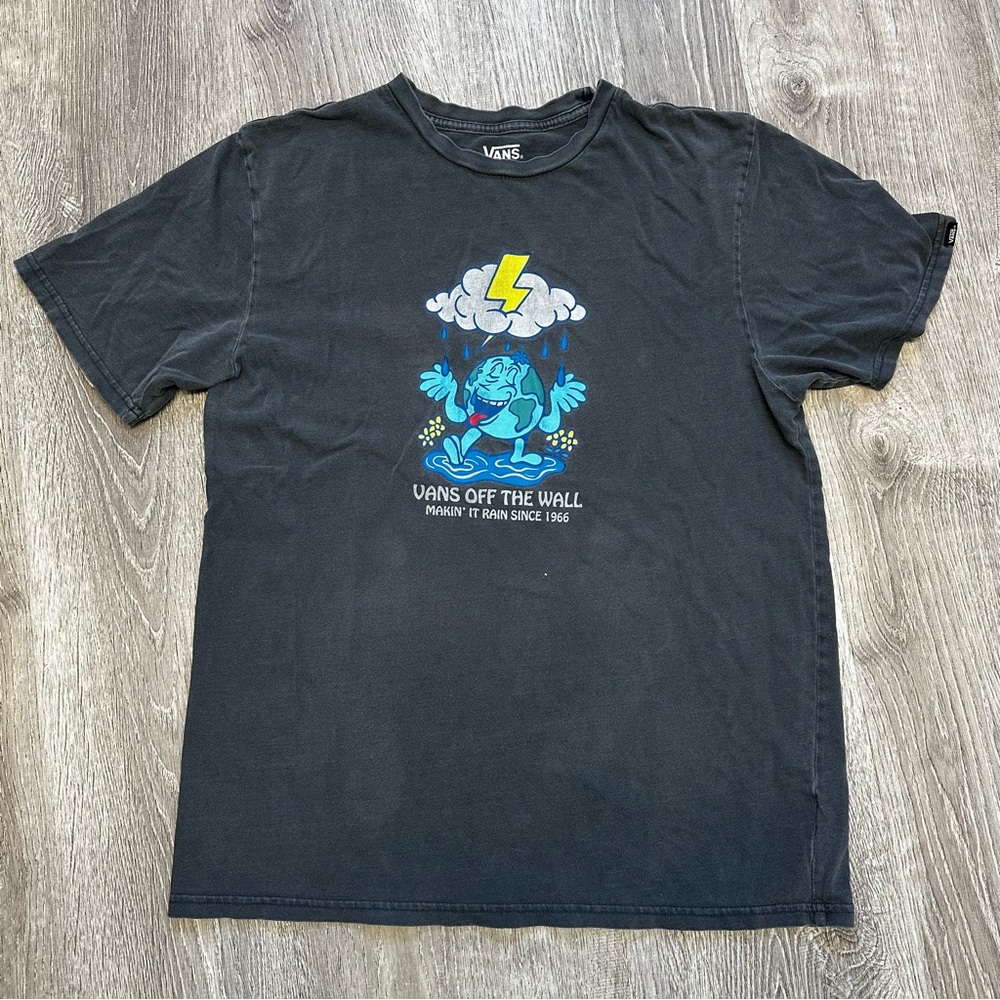 Vans Black Graphic T-Shirt for Men